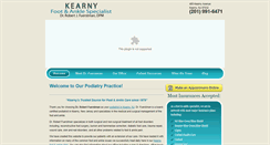 Desktop Screenshot of kearnypodiatrist.com